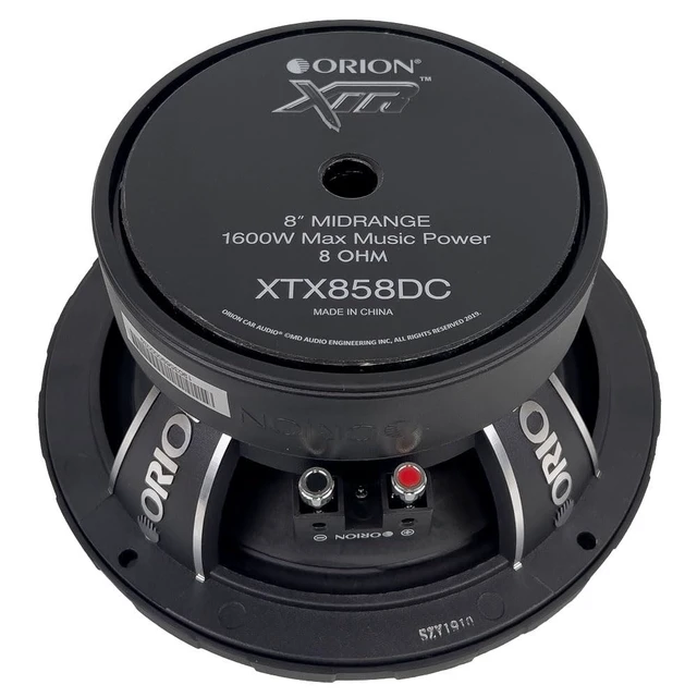 Alt view image 5 of 5 - ORION XTR XTX858DC High Efficiency 8 Mid-Range Dust Cap Loudspeakers, 1600W Max Power, 400W RMS, 8 Ohm, 2 Voice Coil - Pro Car Audio Stereo, Midrange Speakers (Pair)