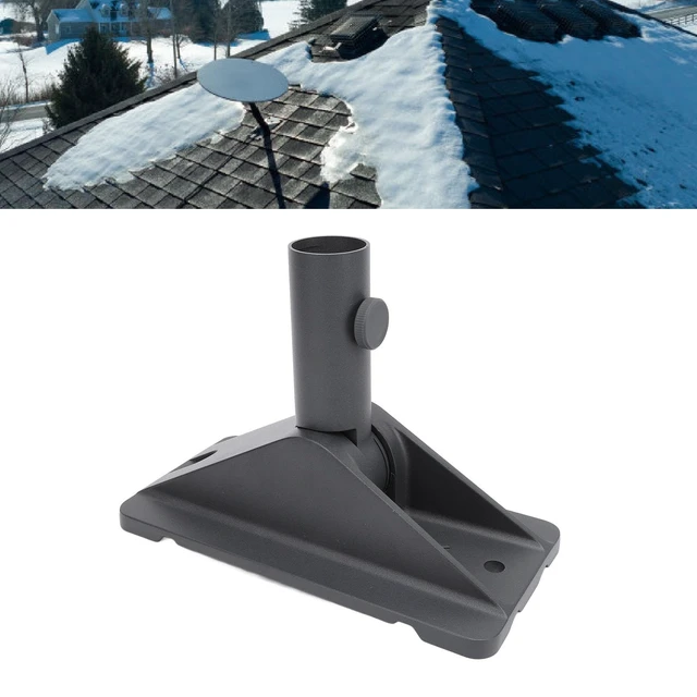 Alt view image 4 of 5 - Universal Adjustable Roof Mount Antenna Bracket, Stable Support and Angle Adjustment for Satellite Device, High Strength Aluminum Alloy Antenna Roof Mounted Bracket for Wall