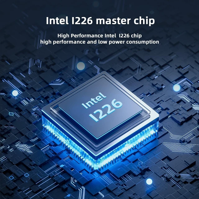 Alt view image 3 of 5 - Buacoz Quad Port Network Card with Intel I226 Chip PCI Express 2.5G Gigabit Ethernet NIC Card POE-Powered Server LAN RJ45 Support Windows 10/11