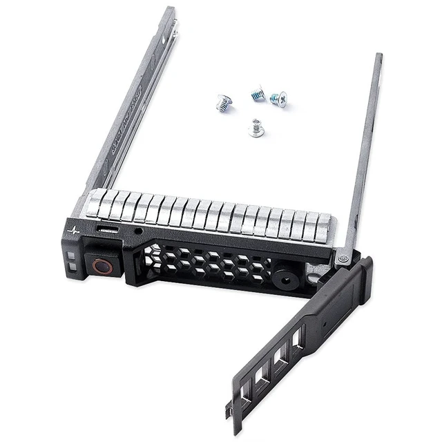 Alt view image 4 of 5 - 2pcs Pack 2.5" SAS SATA Hard Drive Tray Caddy NRX7Y 0NRX7Y Compatible for Dell PowerEdge M620 M630 M420 M520 M820 VRTX Blade Server