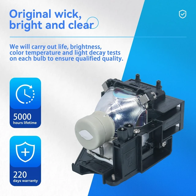 Alt view image 2 of 5 - ZMSTLAMP NP43LP Original(OEM) for NEC ME331W ME331X ME401W ME301W ME361W ME401X ME301X ME361X Projector Replacement Lamp Bulb