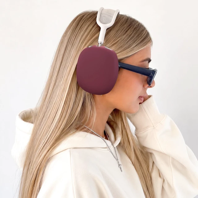 Alt view image 2 of 5 - VELVET CAVIAR Case Cover for AirPods Max 2 & 1 - Cute Protective Headphone Accesssories (Burgundy 1990)