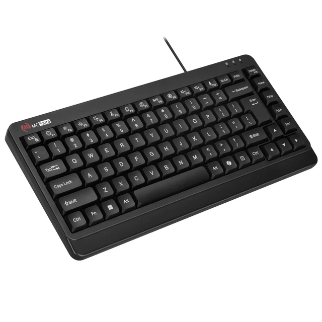 Alt view image 2 of 5 - Mini Wired Compact Keyboard MC-510