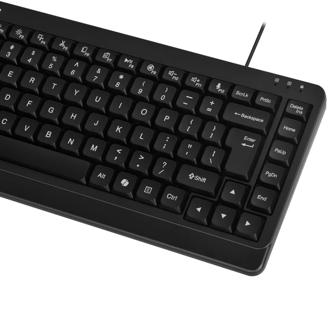 Alt view image 4 of 5 - Mini Wired Compact Keyboard MC-510