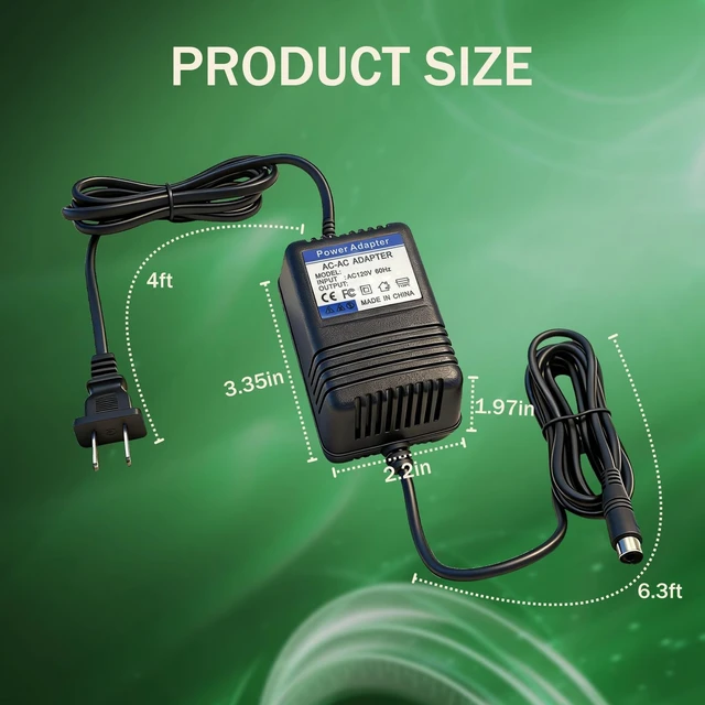 Alt view image 4 of 5 - 18.5V Mini 3 Pin Power Adapter for Behringer XENYX Mixers (502, 802, 1002) - Compatible with UB502, UB802, Q502USB, Q802USB, UB1002, Q1002USB - Replacement Power Supply (FX-18B-MP3)