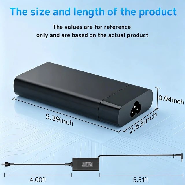 Alt view image 4 of 5 - 150W 19.5V 7.7A Laptop Charger for HP Pavilion Omen ZBook Victus EliteBook