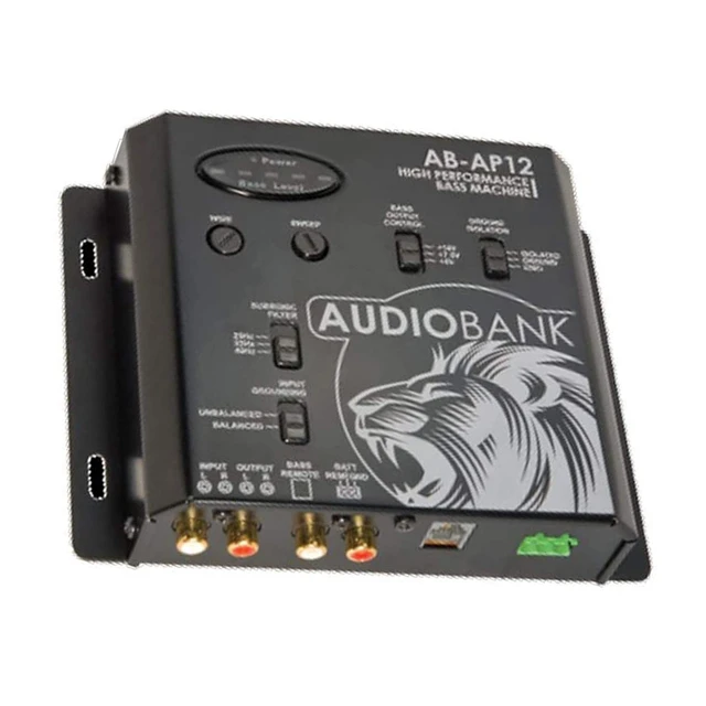 Alt view image 5 of 5 - Audiobank AB-AP12 High Performance Bass Machine - Car Audio Subwoofer Control, Built-In Equalization Circuit, Dash-Mount Remote Level Control and Bass Indicator