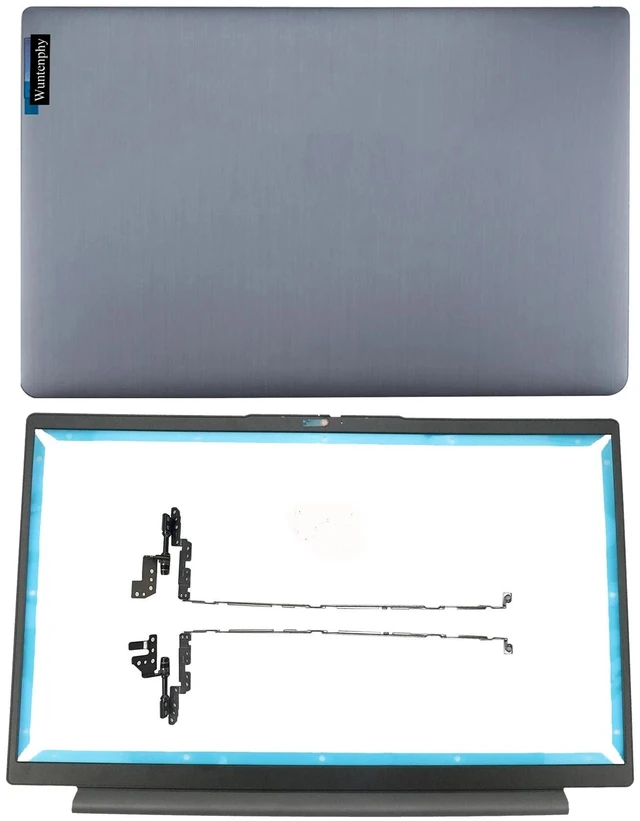 Main image of New Replacement Laptop LCD Back Cover Rear Top Case Lid with Hinges and Front Bezel Frame for Lenovo ideapad 3-15ITL6 3-15ADA6 3-15ALC6 15IAU7 15ABA7 5CB1B60414 5B30S18993 5H50S29057 (Silver)