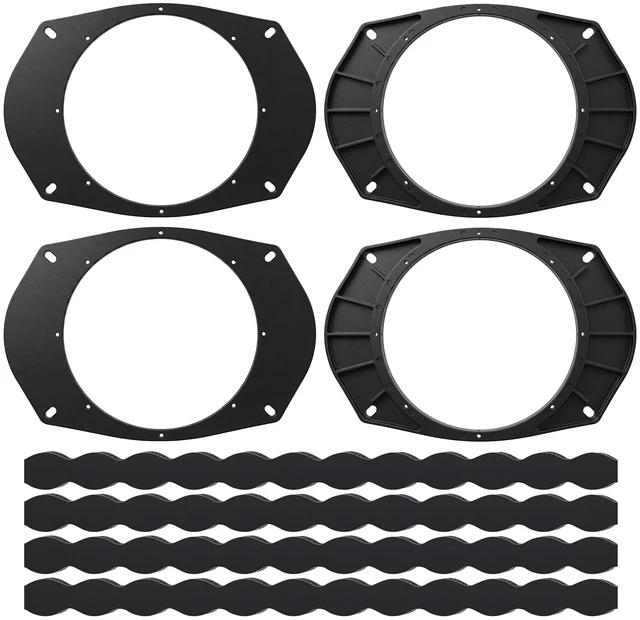 Main image of Gulfmew 6x9 to 6.5 Speaker Adapter Spacer with Foam Strips, 4 Set