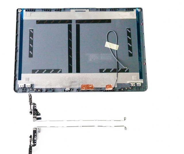Alt view image 3 of 5 - New Replacement Laptop LCD Back Cover Rear Top Case Lid with Hinges and Front Bezel Frame for Lenovo ideapad 3-15ITL6 3-15ADA6 3-15ALC6 15IAU7 15ABA7 5CB1B60414 5B30S18993 5H50S29057 (Silver)