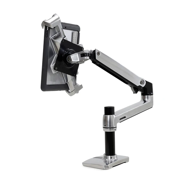 Alt view image 5 of 5 - Ergotron Lockable Tablet Mount for Notebook and Tablet Screens up to 13 Inches Add-on for VESA Monitor Arms