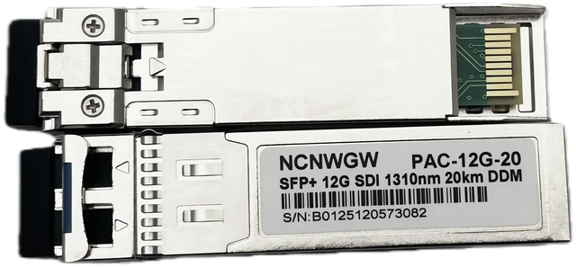 Main image of 12G SDI Single-Mode Dual-Fiber Optical Transceiver Module, High-Speed Broadcast Video Transmission Transceiver Compatible with Blackmagic Devices