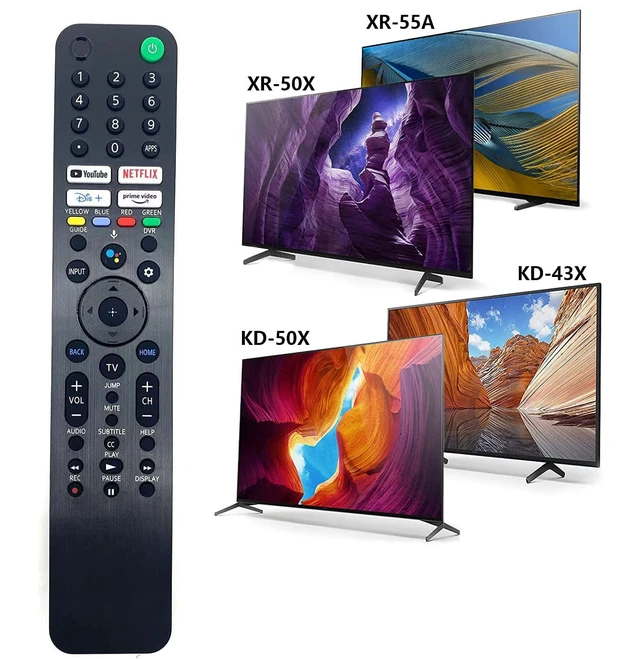 Alt view image 3 of 5 - Replaced RMF-TX520U MG3-TX520U Voice Remote Fit for All Sony TV Sony Bravia TV, Sony Smart TV, XBR/KD/XR Series X80J, X85J, X90J, A80J, X80CJ,KD-43X, KD-50X, XR-50X, XR-55ARB Series