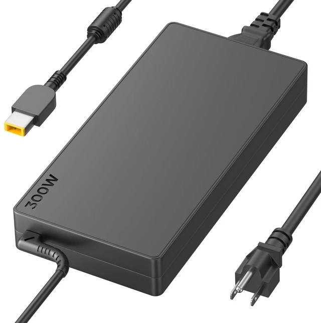 Main image of 300W Laptop Charger Compatible with Lenovo Legion 5 5i 5P 7 7i pro 15 16 17 R9000P R9000K Y9000K Y9000X, ADL300SDC3A GX21F23045 SA10R16956 5A10W86289 Power Adapter Supply Cord
