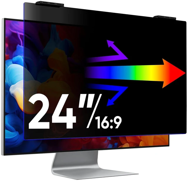 Main image of YPJIQ 24 Inch Privacy Screen Protector & Anti Blue Light