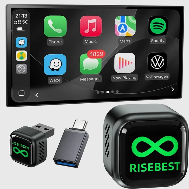 Main image of Wireless CarPlay Adapter for Apple iPhone 2026 Upgraded - MiniCube