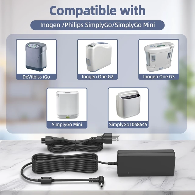Alt view image 3 of 5 - XHJTWOPY 19V AC DC Adapter Power Supply Charger for One G2 G3 G4 IS-300