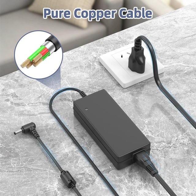 Alt view image 4 of 5 - XHJTWOPY 19V AC DC Adapter Power Supply Charger for One G2 G3 G4 IS-300