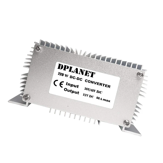 Alt view image 4 of 5 - 60A 720W 12v Golf Cart 48V 36V to 12V Converter Voltage Regulator Golf Cart Voltage Converter Waterproof