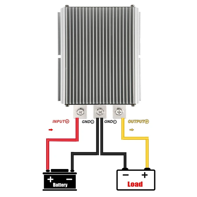 Alt view image 5 of 5 - 60A 720W 12v Golf Cart 48V 36V to 12V Converter Voltage Regulator Golf Cart Voltage Converter Waterproof