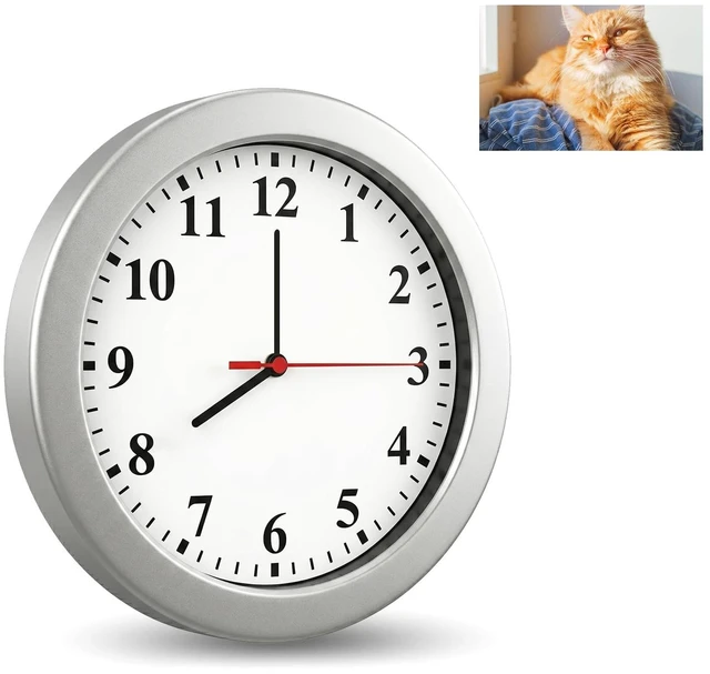 Main image of 1080P Nanny Cam Hidden Spy Camera Wall Clock Security Camera Video Only