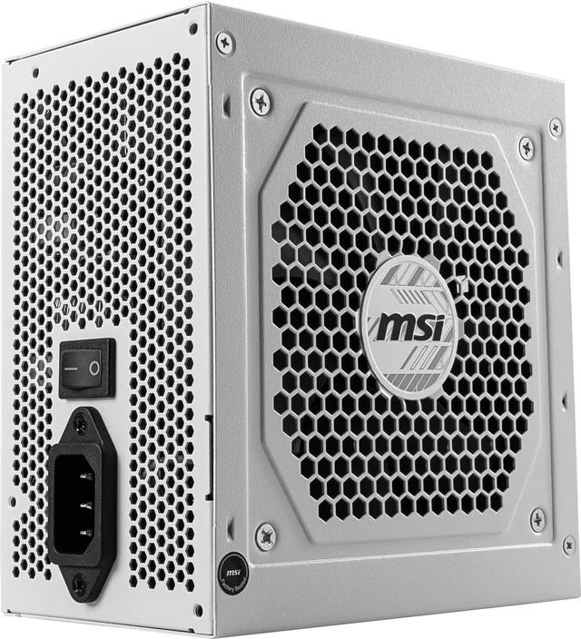 Alt view image 3 of 5 - MSI MAG A850 GL PCIE5 WHITE 80PLUS GOLD ATX3.0/PCIE5.0 850W PC MAG A850GL PCIE5 WHITE PS1368