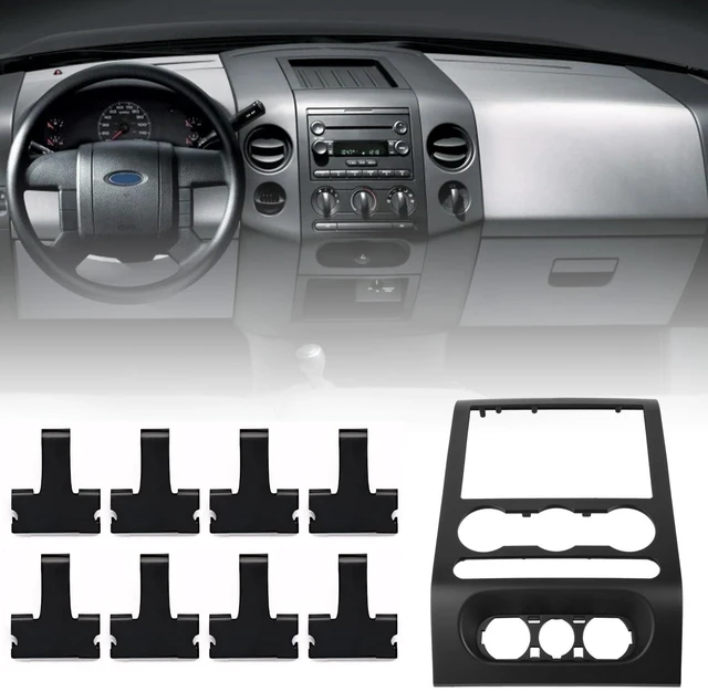 Main image of OKPARZ Center Dash Radio Bezel Trim for 2004-2008 Ford F150 4L3Z1504302AAA