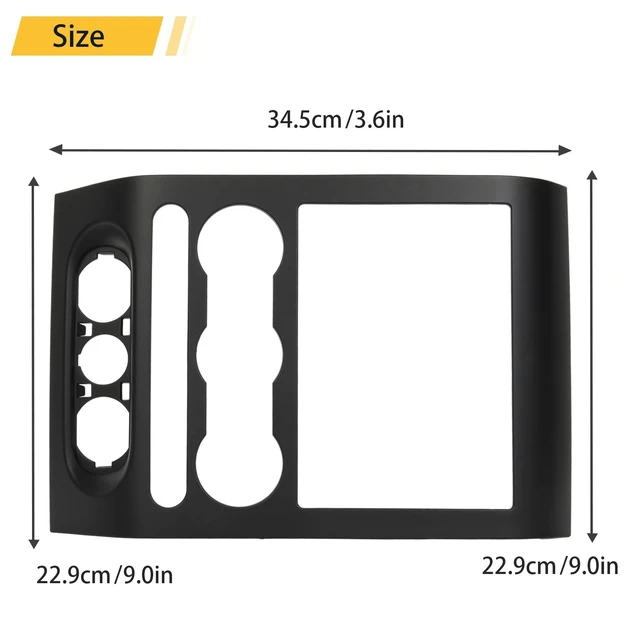 Alt view image 3 of 5 - OKPARZ Center Dash Radio Bezel Trim for 2004-2008 Ford F150 4L3Z1504302AAA