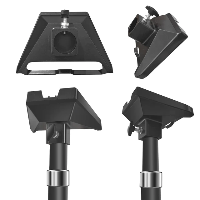 Alt view image 2 of 5 - Xyarna 10FT Telescopic Starlink Moulnting Pole Complete Kit with Starlink Gen 3 / V3, RV Ladder Bracket .fits 1.0" Inch Ladder Rails for Reliable On-the-Go Internet