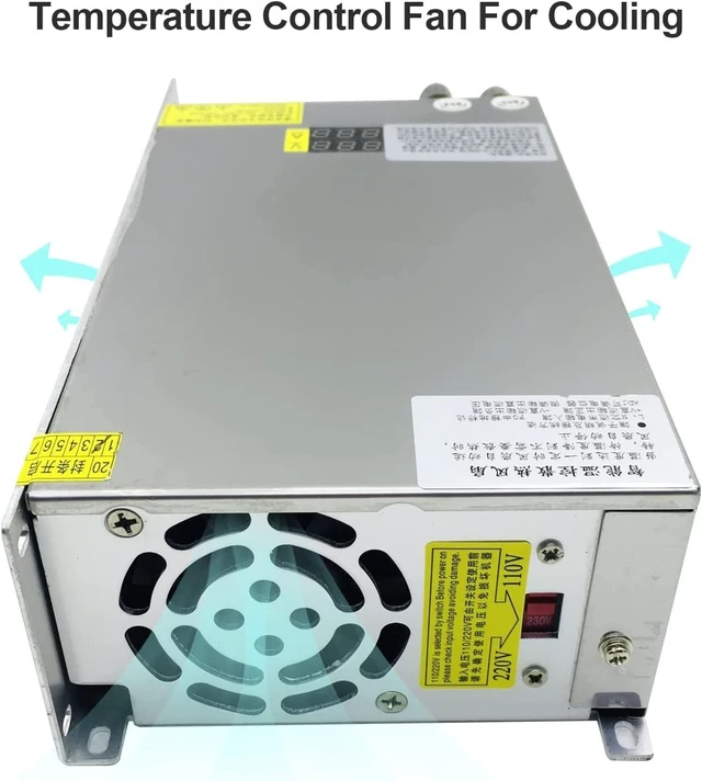 Alt view image 2 of 5 - ZJIVNV 1000W Adjustable Output Switching Power Supply CC CV Voltage Converter AC 110V-220V to DC 0-36V Module Digital Display 28A Voltage Regulator Transformer for Lab CCTV Radio (36V 28A)