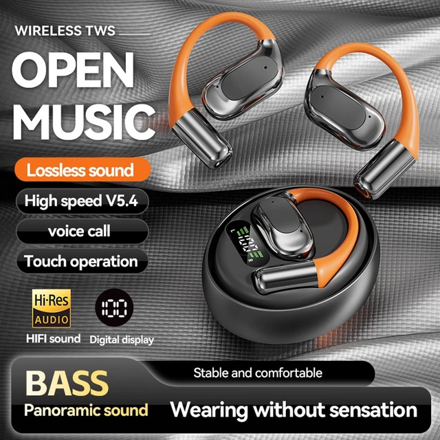 Alt view image 3 of 5 - ZDAGELD Real Time AI Translation Earbuds, 164 Language 2 Way in 1 5.49 48H Translator Device Open Wearable Earphones, 7 Modes for Business Learning Travel with Sound and Video Calls (Black)