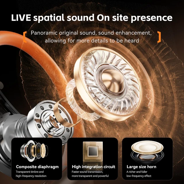Alt view image 5 of 5 - ZDAGELD Real Time AI Translation Earbuds, 164 Language 2 Way in 1 5.49 48H Translator Device Open Wearable Earphones, 7 Modes for Business Learning Travel with Sound and Video Calls (Black)