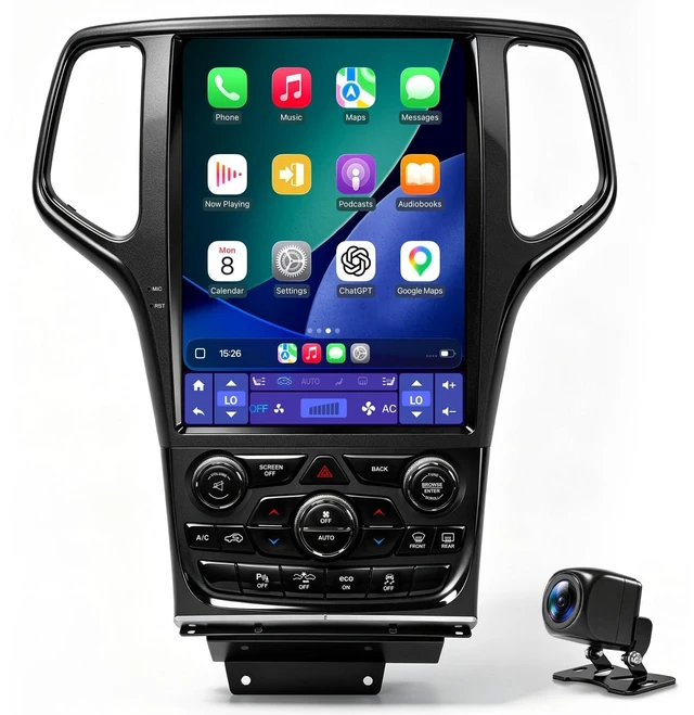 Main image of 12.1" Car Radio Stereo Upgrade for Grand Cherokee 2014-2022,Wireless CarPlay Android Auto,Android 13 Head Unit with WiFi SWC GPS 1080P Backup Camera 4+64GB