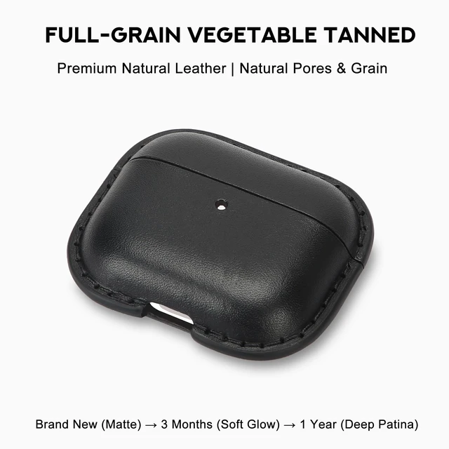 Alt view image 2 of 5 - JusBumio Leather Case Compatible with AirPods Pro 3 (2025 Release)
