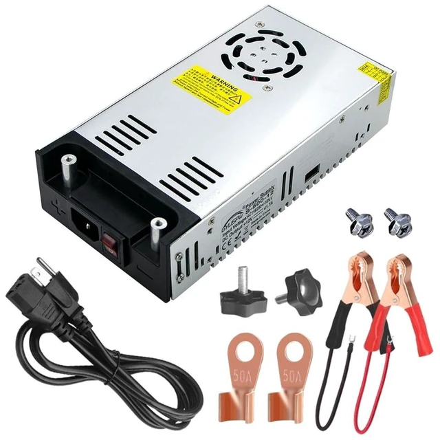 Main image of New Version 115V/230V AC to 12V DC Converter Power Supply 12V 500W 50A DC Switching Transformer for LED Light Strips, CCTV Camera Security Systems, Radios, Computer Projects