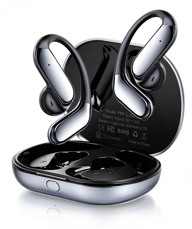 Main image of Upgraded Open Ear Headphones with Hooks AI Translation Earbuds Real Time