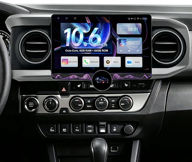 Main image of 10.6" QLED Car Stereo Radio for Toyota Tacoma 2016-2023,Wireless CarPlay