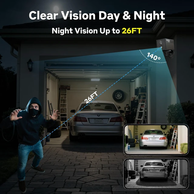 Alt view image 5 of 5 - 4G LTE Cellular Camera No WiFi Security Camera with SIM Card Spy Camera