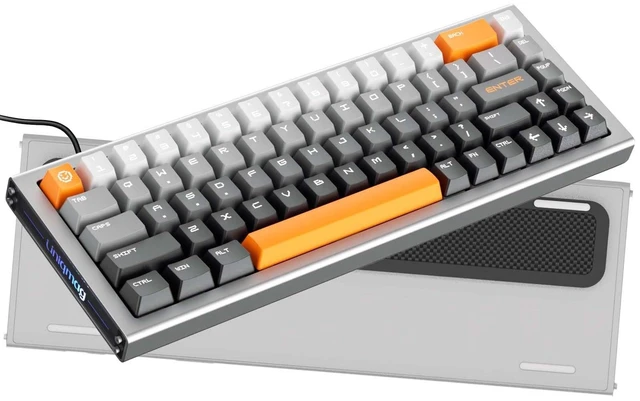 Main image of UNIQMAG TMR Keyboard,8K Polling Rate,0.08ms Latency,0.005mm Precision,Springless Maglev Switch,Full-Aluminum Weighted Base,0.001-3.5mm Actuation Travel,RGB Lighting,Gasket-Mount,PC+Mac Ready.(UQ68O)