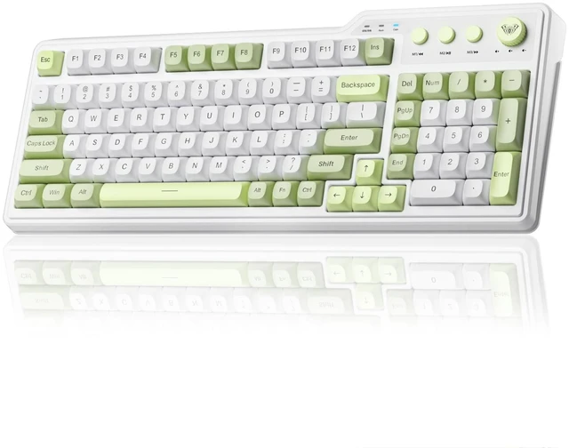 Main image of Aula F3099 Wireless Gaming Computer Keyboard with Number Pad & Knob