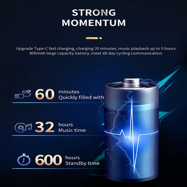 Alt view image 5 of 5 - StellarTalk Motocycle Helmet Wireless Bluetooth Headset BlueT StellarTalk-S2 IP67 Waterproof Moto Biking & Skiiing /1000M Intercom/2 in 1 Microphone/2 Riders Intercom/