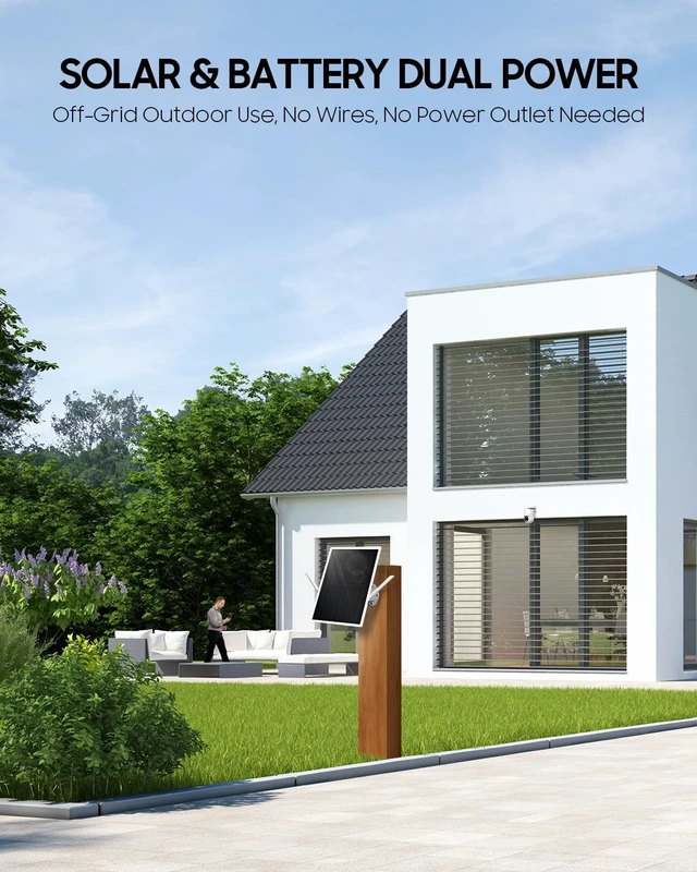 Alt view image 2 of 5 - Solar WiFi Extender Outdoor, 2.4GHz 300Mbps WiFi Repeater with 15W Solar Panel, 26000mAh Battery, IP65 Waterproof 150m Long Range Wireless Extender for Garden, Farm, Ranch, Yard