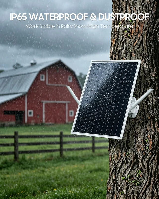Alt view image 3 of 5 - Solar WiFi Extender Outdoor, 2.4GHz 300Mbps WiFi Repeater with 15W Solar Panel, 26000mAh Battery, IP65 Waterproof 150m Long Range Wireless Extender for Garden, Farm, Ranch, Yard