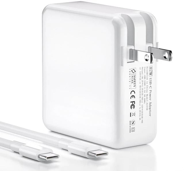 Main image of Lionfeel 87W USB C Fast Charging Power Adapter with 6ft USB-C Cable for MacBook Pro 13/14/15/16-inch 2016-2025 & MacBook Air 2018-2025