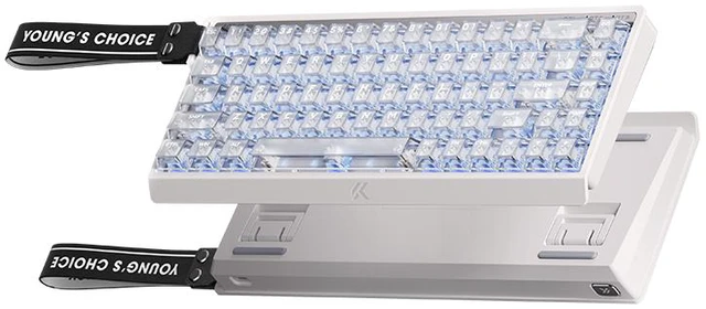 Main image of MCHOSE ACE 68 V2 60% Mechanical Gaming Keyboard Wired Rapid Trigger Hall Effect Keyboard Magnetic Switch Hyper-Fast 8000Hz Adjustable Actuation, Hot Swap, RGB PC MAC Laptop(Translucent/Star Ring)
