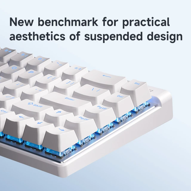 Alt view image 5 of 6 - MCHOSE ACE 68 60% Mechanical Gaming Keyboard Wired Rapid Trigger Hall Effect Keyboard Magnetic Switch Hyper-Fast 8000Hz Adjustable Actuation, Hot Swap, RGB PC MAC Laptop(Pink/Huoying)