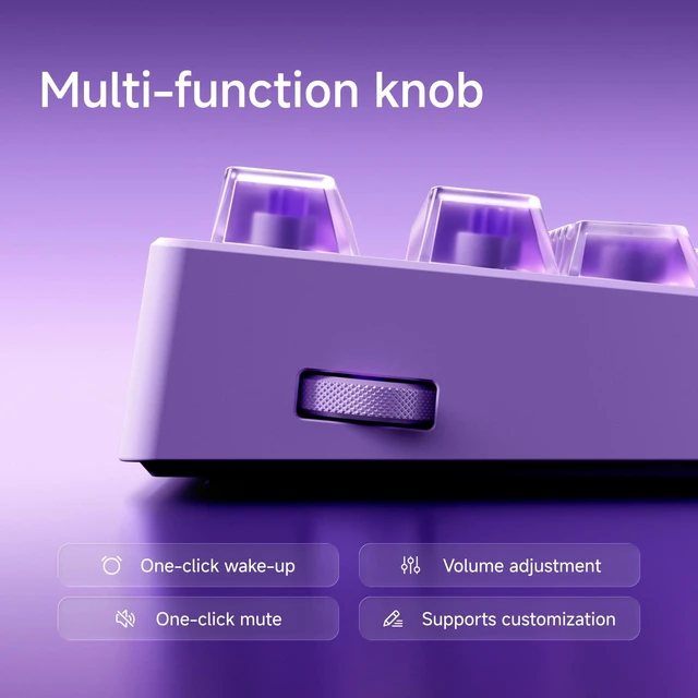 Alt view image 6 of 6 - MCHOSE ACE75 Mechanical Gaming 75Key Keyboard Wired Rapid Trigger Hall Effect Keyboard Magnetic Switch Hyper-Fast 8000Hz Adjustable Actuation, Hot Swap, RGB PC MAC Laptop(Translucent White/Huoying)