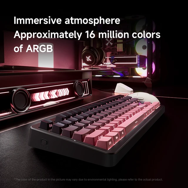Alt view image 3 of 6 - MCHOSE G87V2 Mechanical Gaming 87Key Keyboard Wired Rapid Trigger Hall Effect Keyboard Magnetic Switch Hyper-Fast 8000Hz Adjustable Actuation, Hot Swap, RGB PC MAC Laptop(Black Gradient Contour/FGAV3)