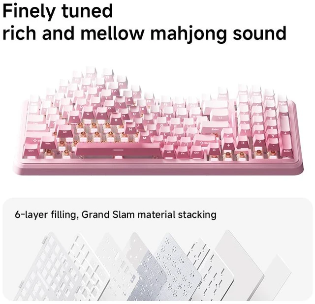Alt view image 6 of 7 - MCHOSE K99V3 99% Mechanical Gaming Keyboard Wired Rapid Trigger Hall Effect Keyboard Magnetic Switch Hyper-Fast 8000Hz Adjustable Actuation, Hot Swap, RGB PC MAC Laptop(Sky Orange/ICA)