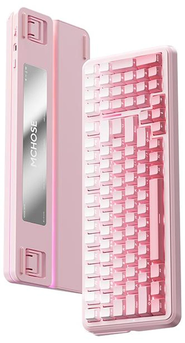 Main image of MCHOSE K99V3 99% Mechanical Gaming Keyboard Wired Rapid Trigger Hall Effect Keyboard Magnetic Switch Hyper-Fast 8000Hz Adjustable Actuation, Hot Swap, RGB PC MAC Laptop(Gradient Pink/ICA)